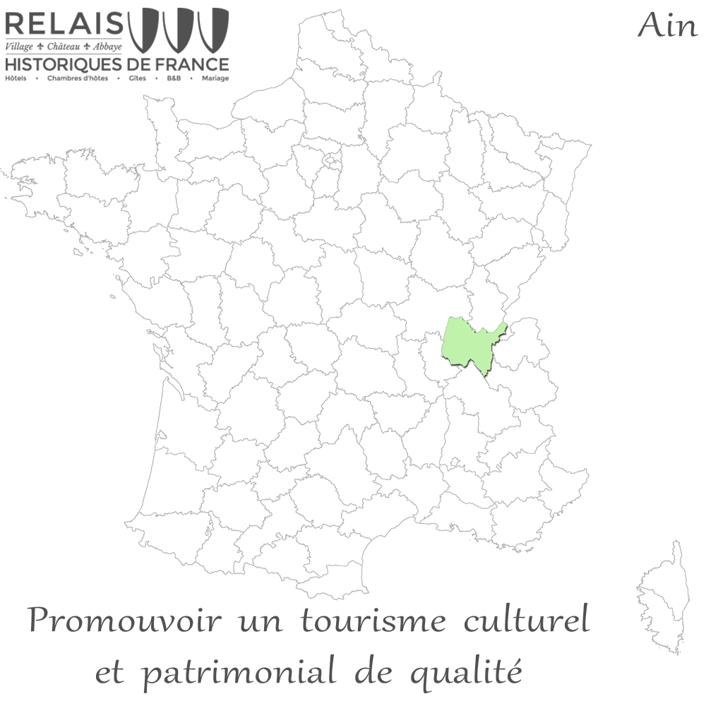 Département Ain dans le Rhône-Alpes