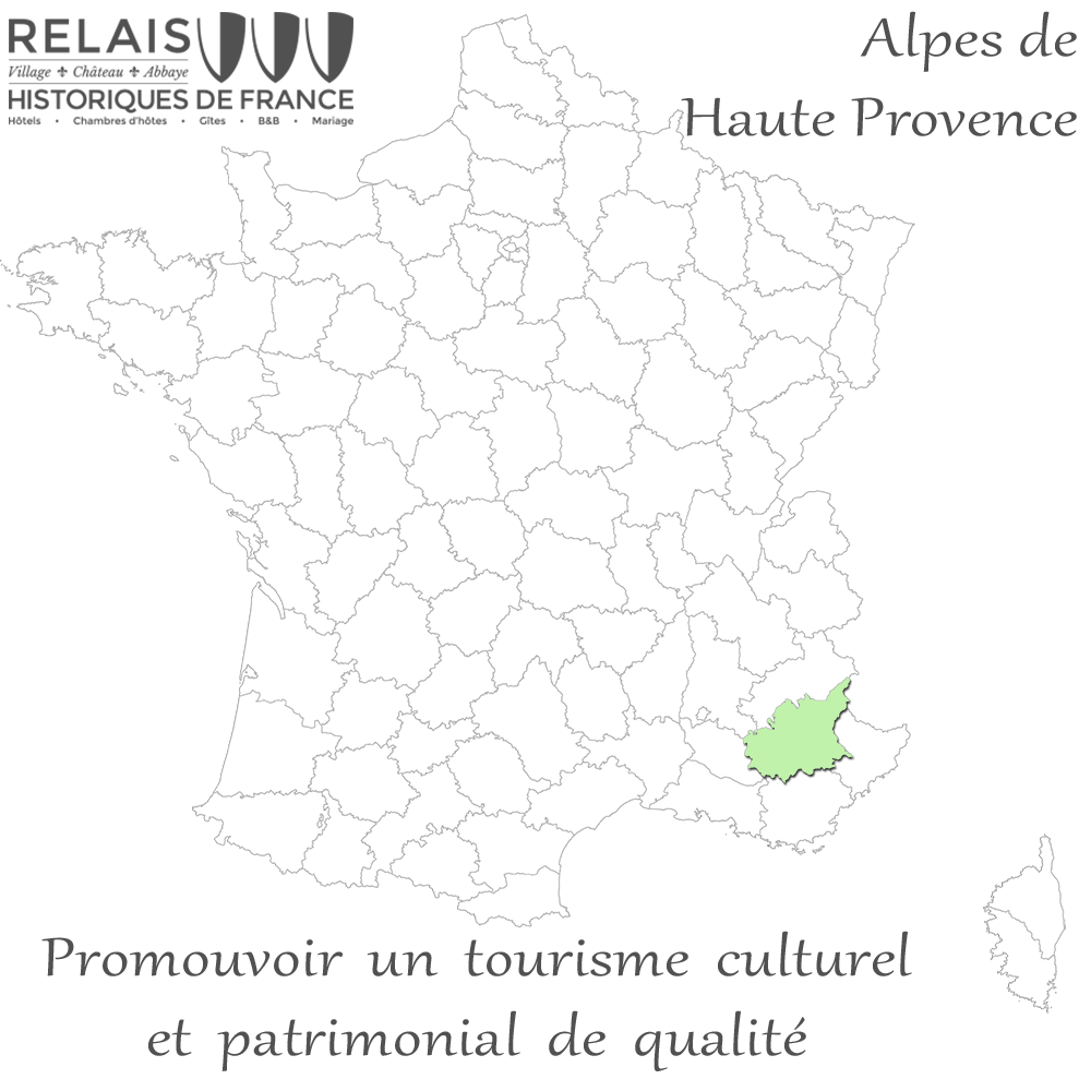 Département Alpes-de-Haute-Provence en Provence Alpes Côte d'Azur