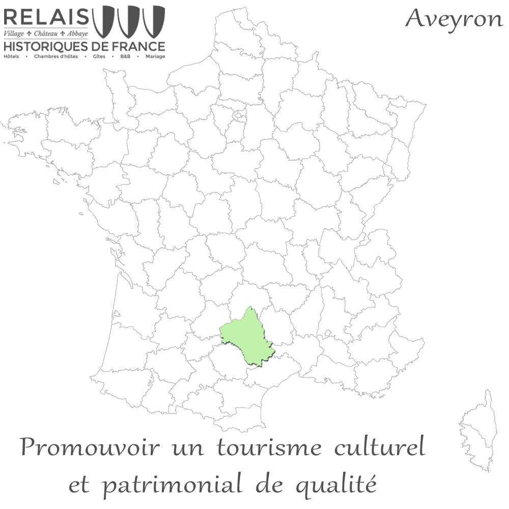 Département Aveyron dans le Midi-Pyrénées
