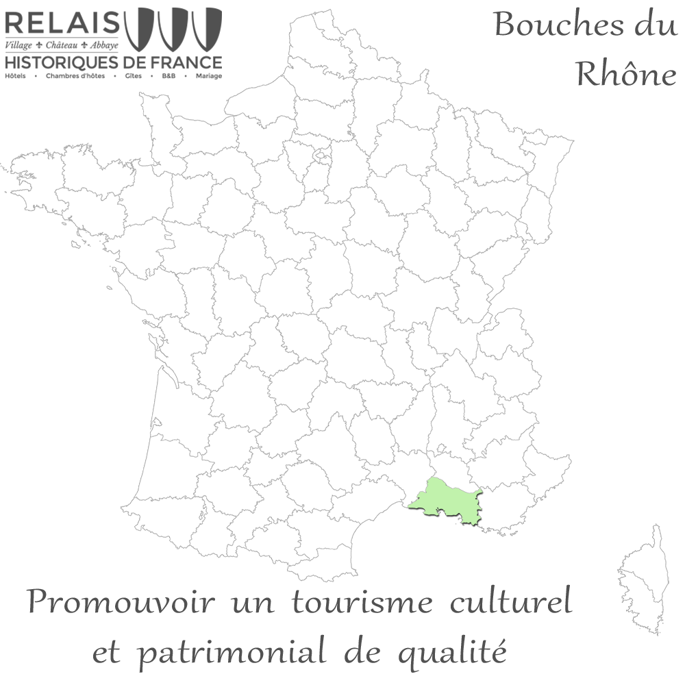 Département Bouches-du-Rhône en Provence Alpes Côte d'Azur