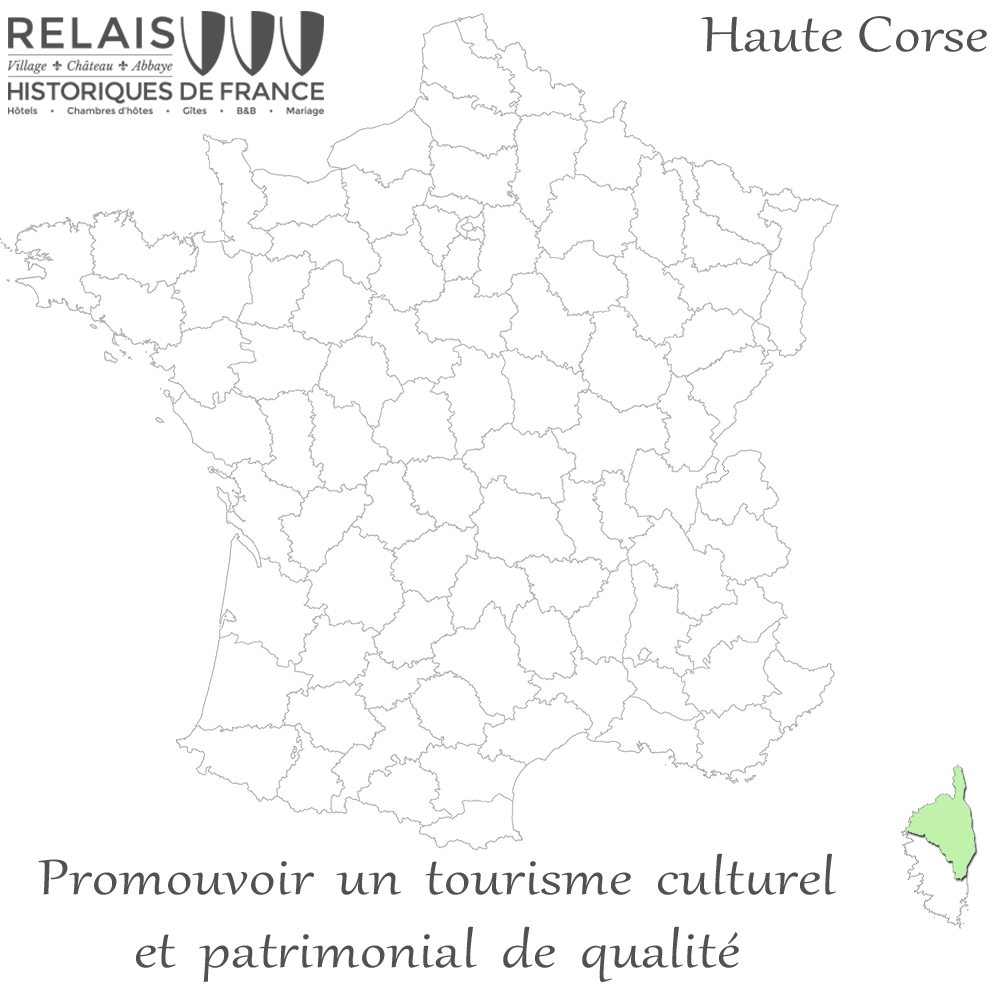 Département Haute-corse sur l'Île de beauté