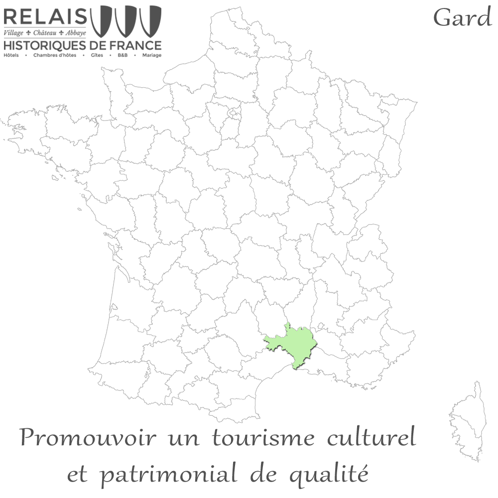 Département Gard dans le Languedoc-Roussillon