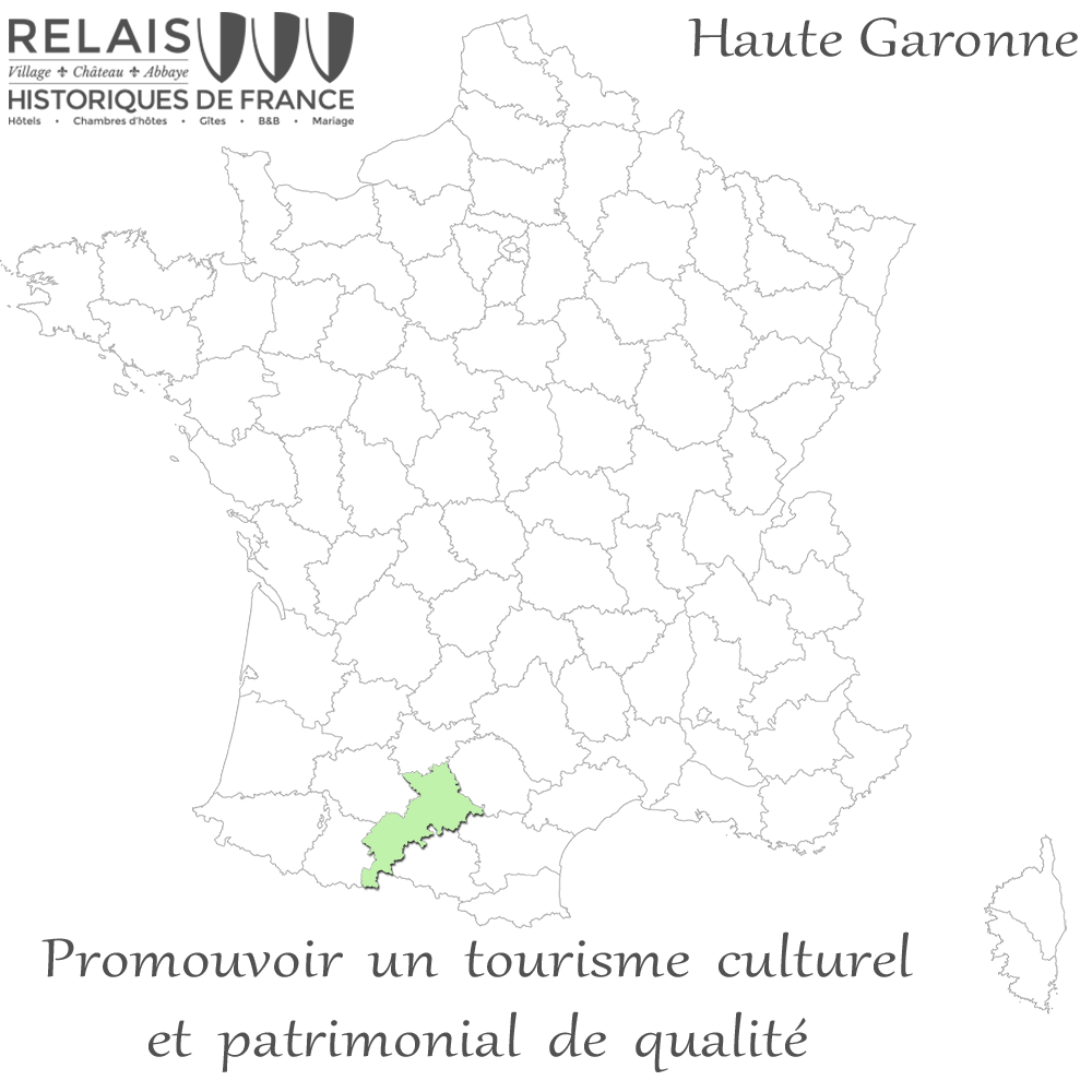 Département Haute-Garonne dans le Midi-Pyrénées
