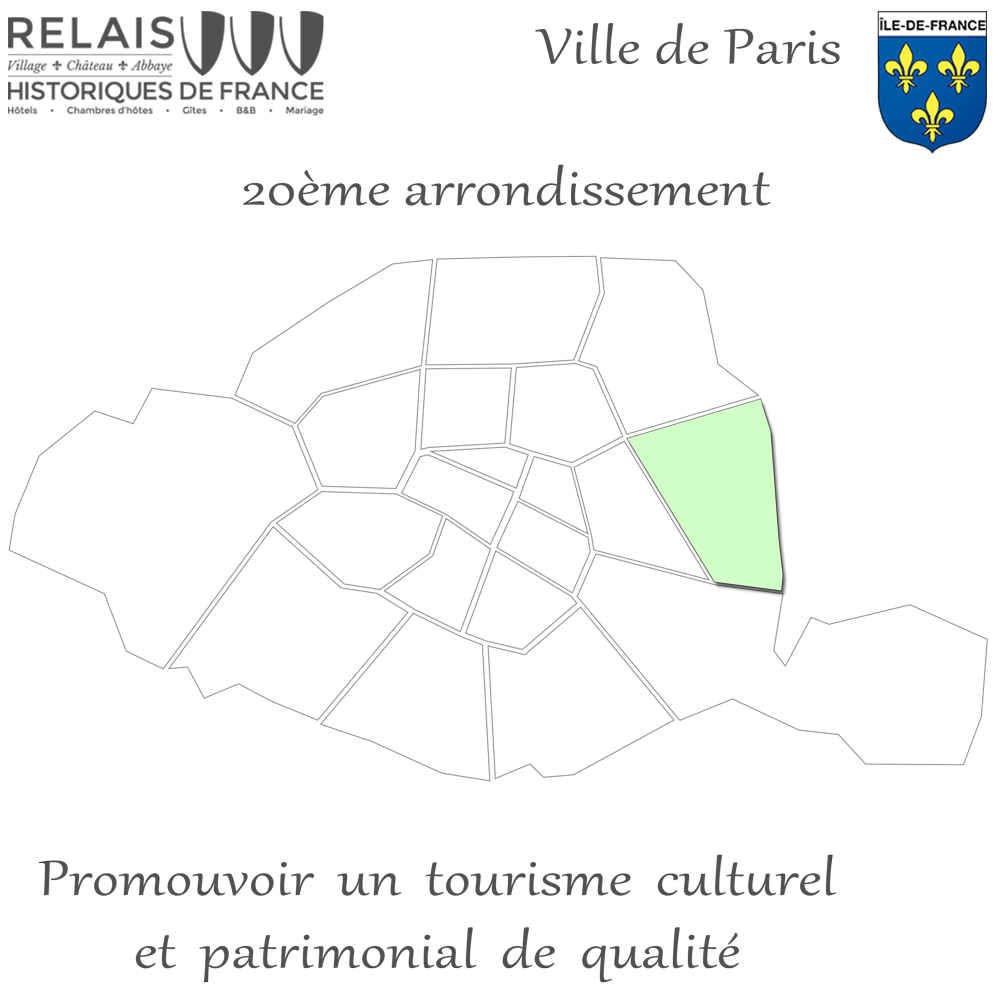 Département Paris 20ème dans la Ville de Paris