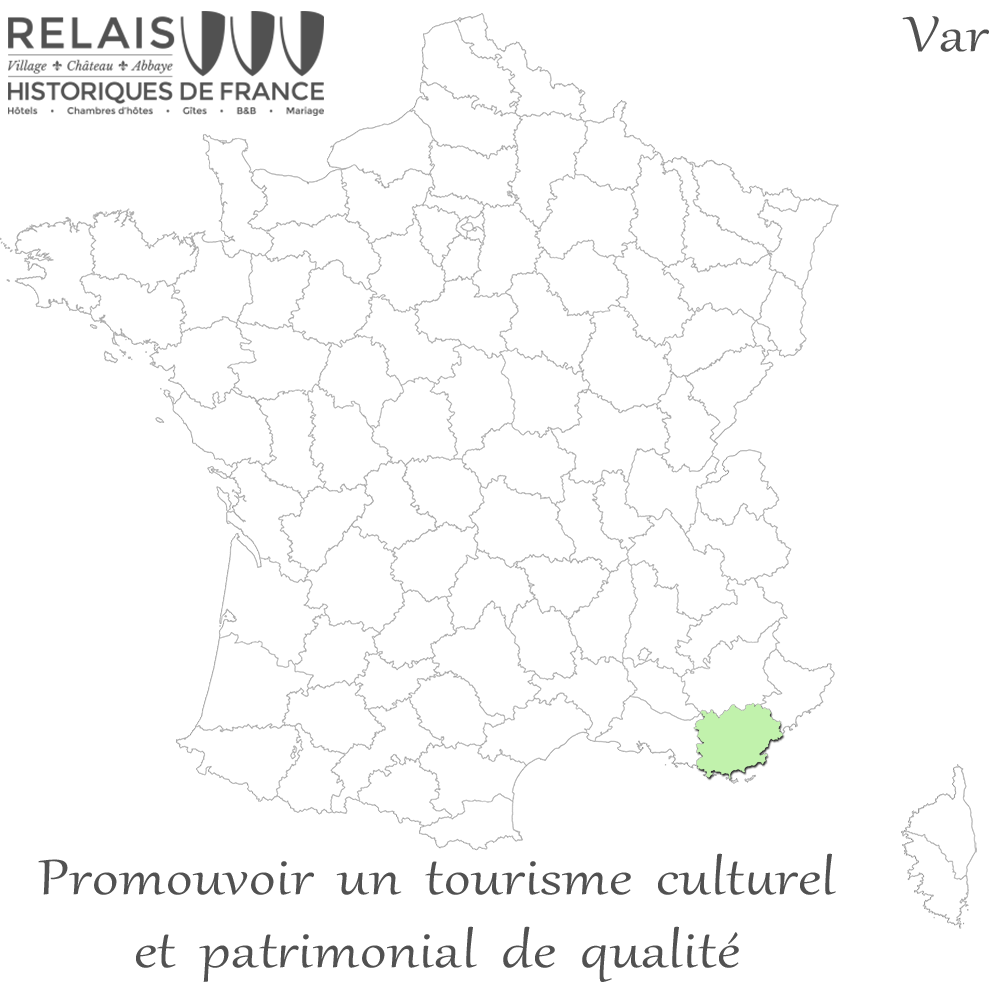 Département Var en Provence Alpes Côte d'Azur