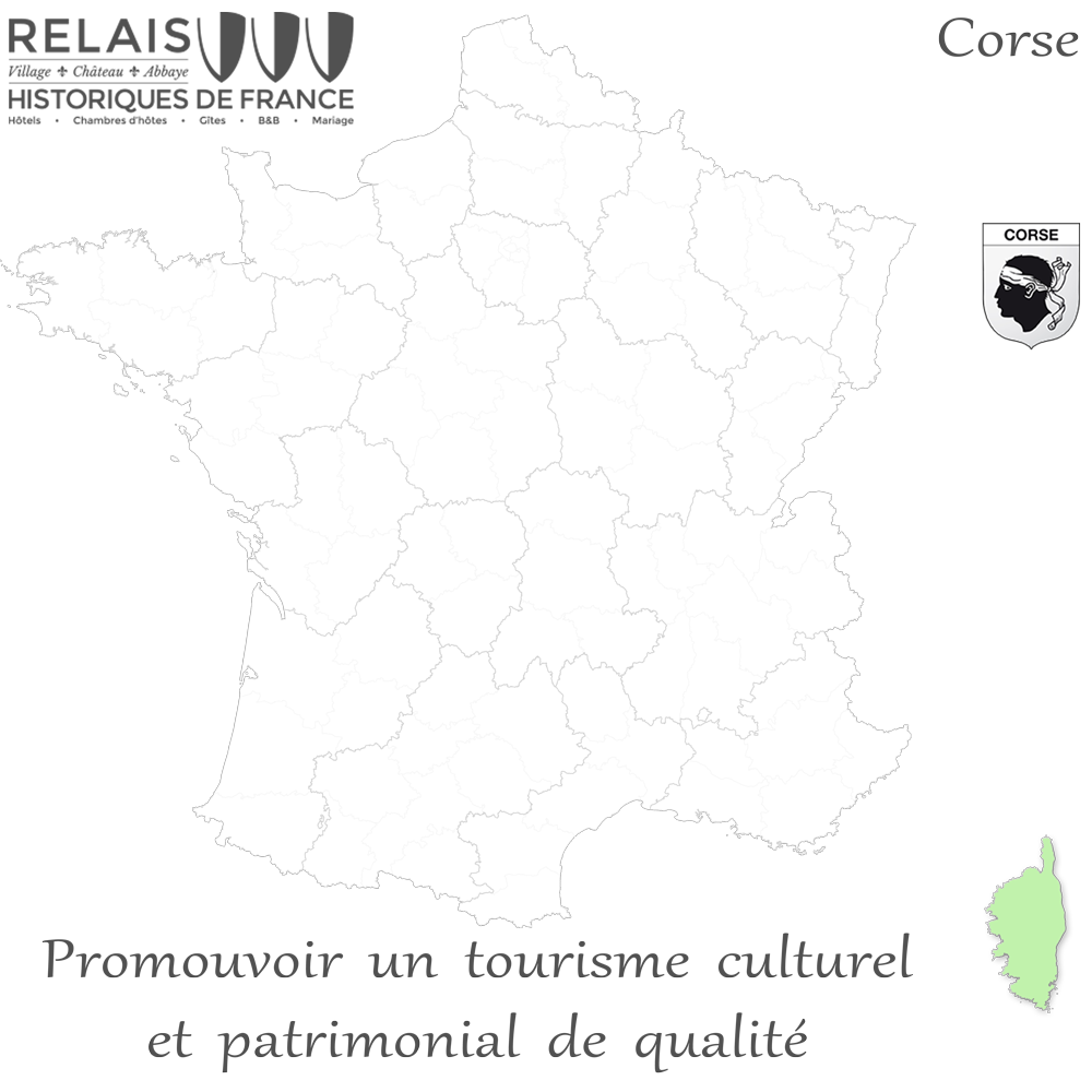 Département Haute-corse sur l'Île de beauté