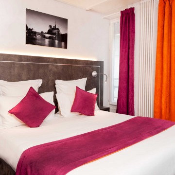 chambre double Hôtel Du Plat dEtain
